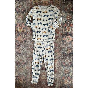 Posh Peanut 3-4T Boys Cars Bamboo Pajama Set